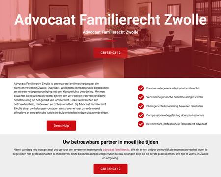 website thubmnail of Advocaat Familierecht Zwolle