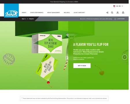 website thubmnail of AdvoCare