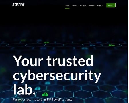 website thubmnail of Aegisolve