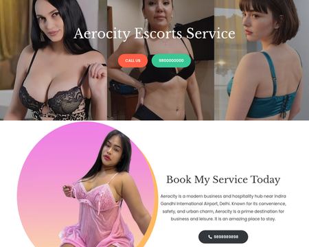 website thubmnail of Aerocityescorts247.in