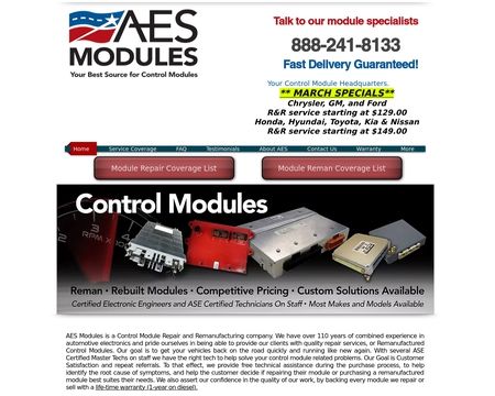 website thubmnail of AES Modules