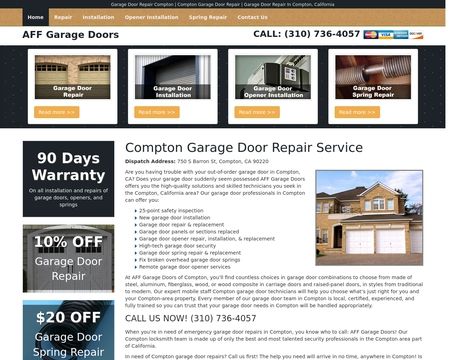 website thubmnail of Affgaragedoors