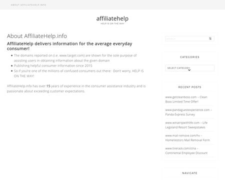 website thubmnail of Affiliatehelp