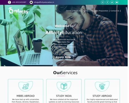 website thubmnail of Affinityeducation.in