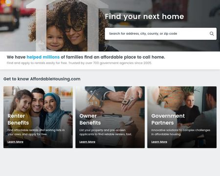 website thubmnail of AffordableHousing.com