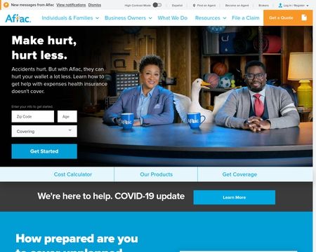 website thubmnail of Aflac