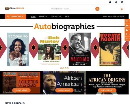 website thubmnail of African Bookstore