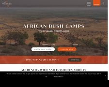 Thumbnail of Africanbushcamps.com