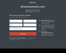 Thumbnail of Africanmoments.com