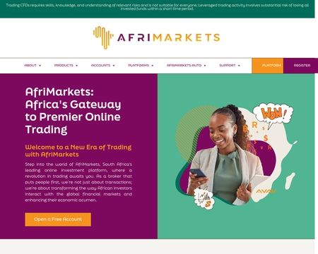 website thubmnail of AfriMarkets