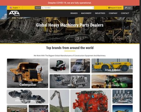 website thubmnail of AGA Parts
