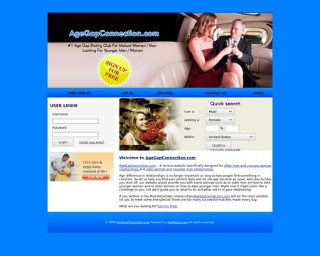 website thubmnail of Age Gap Connection