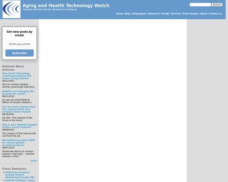 Aging in Place Technology Watch