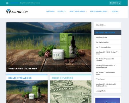 website thubmnail of Aging.com