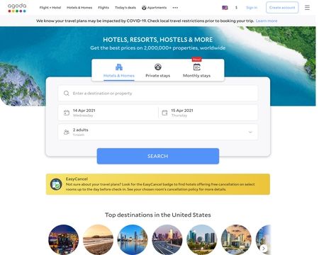website thubmnail of Agoda.co.th