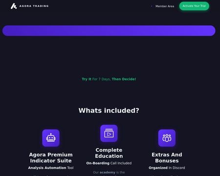website thubmnail of Agoratrading.io