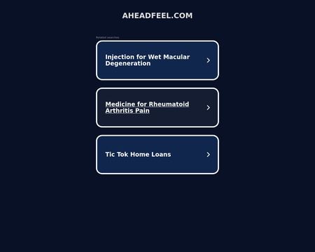 website thubmnail of AheadFeel