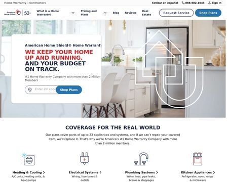 website thubmnail of AHS American Home Shield