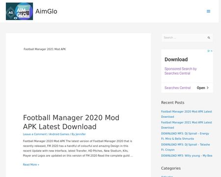 website thubmnail of Aimglo.com.ng