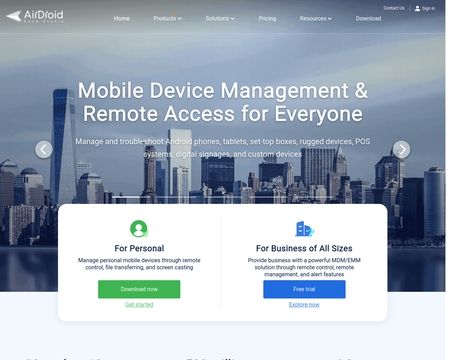 website thubmnail of AirDroid