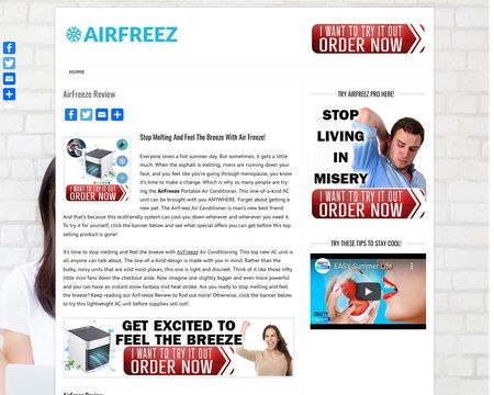 website thubmnail of Airfreeze