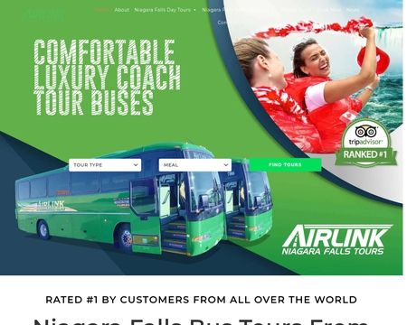 website thubmnail of Airlink Tours