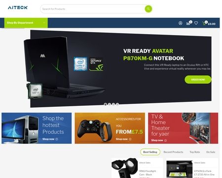 website thubmnail of Aiteck.co.uk
