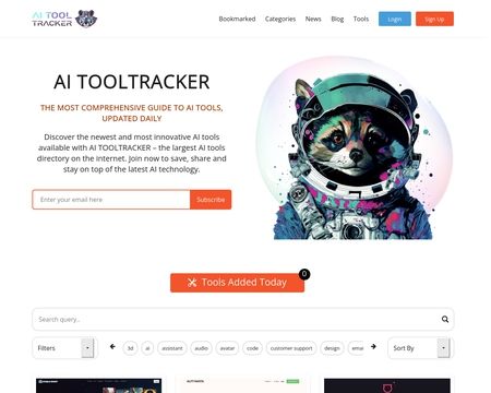website thubmnail of Aitooltracker