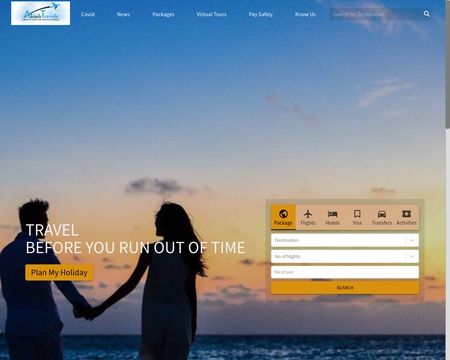website thubmnail of Akashtravels.co.in