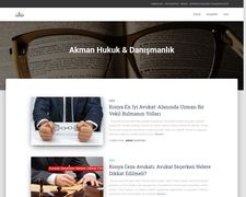 Thumbnail of Akmanhukuk.com.tr
