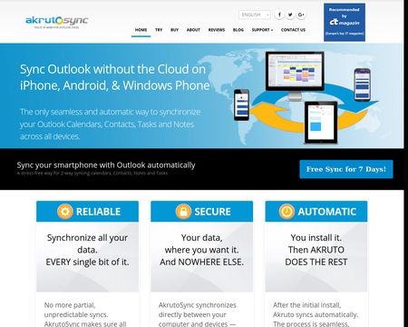 website thubmnail of Akrutosync
