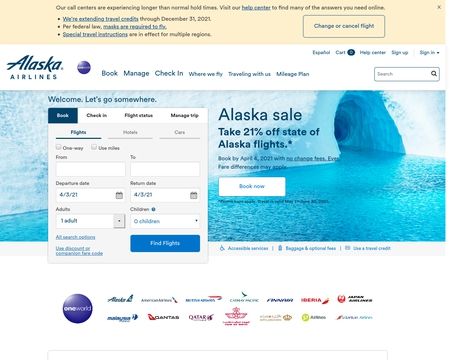 website thubmnail of Alaska