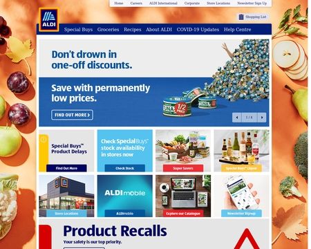 website thubmnail of Aldi.com.au