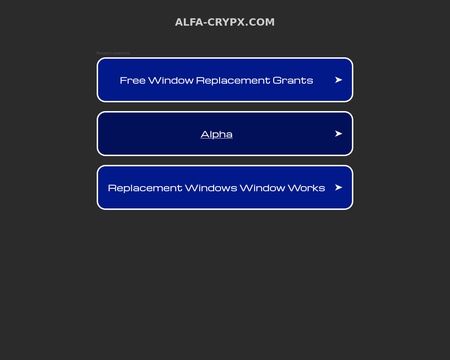 website thubmnail of Alfa-crypx