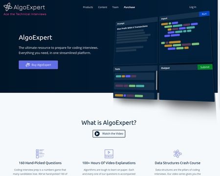 website thubmnail of AlgoExpert