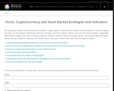 website thubmnail of Algo Trading