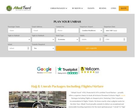 website thubmnail of Alhadi Travels