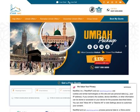 website thubmnail of Al Haram Travel