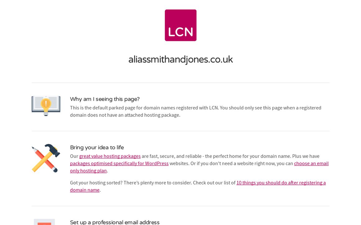 Aliassmithandjones.co.uk