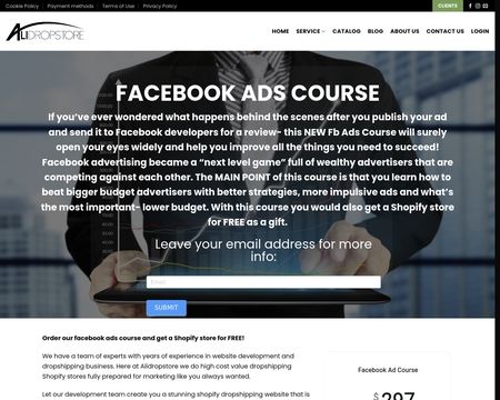 website thubmnail of Alidropstore