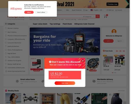 website thubmnail of Aliexxpress