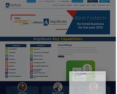 website thubmnail of Alignbooks