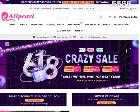 website thubmnail of Alipearl