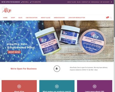 website thubmnail of Alisebodycare