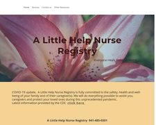Thumbnail of A Little Help Nurse Registry