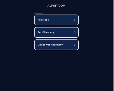 website thubmnail of Alivet -