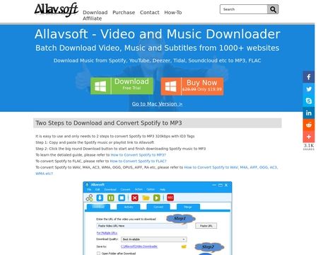 website thubmnail of Allavsoft