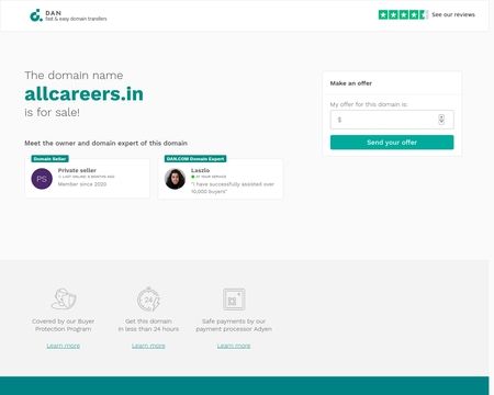website thubmnail of All Careers