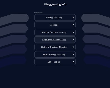 website thubmnail of AllergyTesting.info