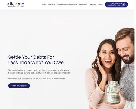 website thubmnail of Alleviatefinancial